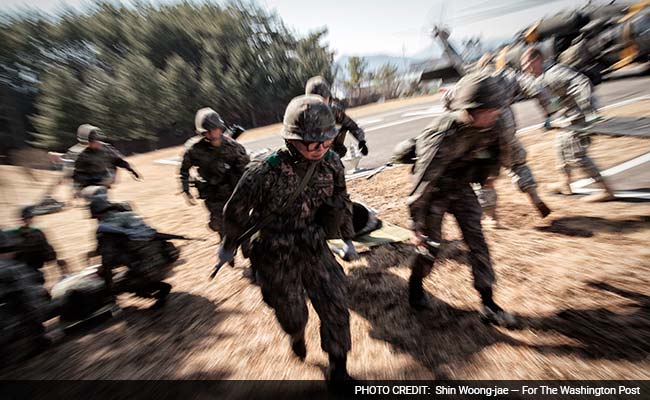 With (Fake) Blood And Guts, US Army Practices For North Korean Attack