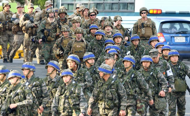 South Korea And US Launch Military Drills, North Korea Threatens Nuclear Strikes