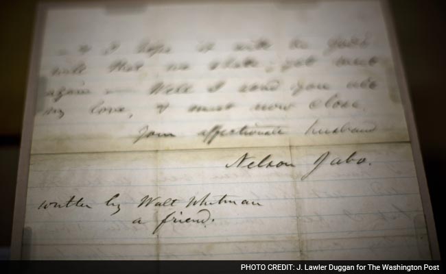 Whitman Letter To Dying Soldier's Family Uncovered At The National Archives