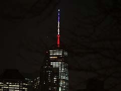 World Trade Center Lit In Solidarity With Belgium