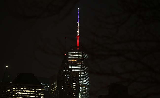 World Trade Center Lit In Solidarity With Belgium