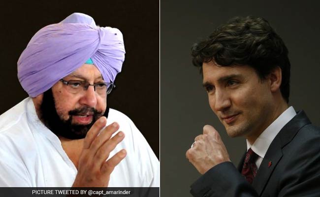 Amarinder Singh Writes To Canadian PM Over Cancelled Public Meetings