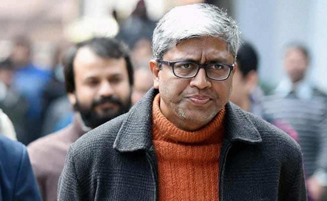 Delhi Youth Congress Protest Against AAP Leader Ashutosh Over Gandhi Remark