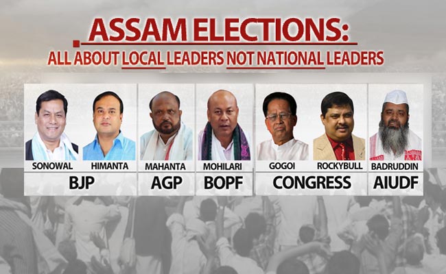 Assam Elections: Delhi Takes A Back Seat As Local Leaders Do Battle