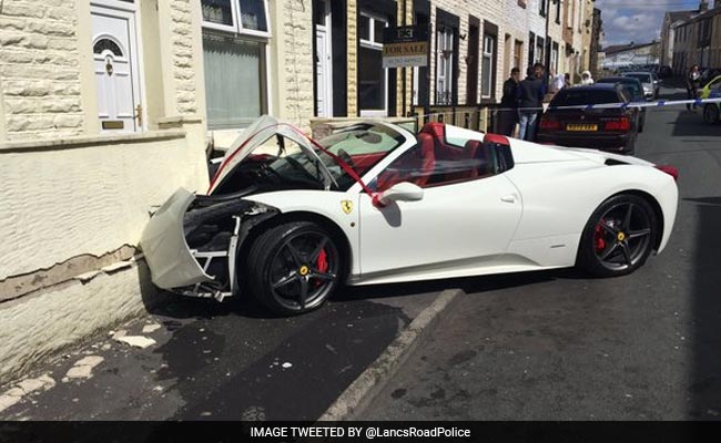 Look Away Now. Newly-Wed Couple Crashes Rented Ferrari Worth 240,000 Pounds