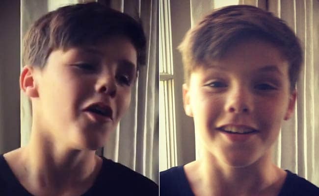 Spice up Your Life With This Video of Posh's Son Cruz Beckham Singing