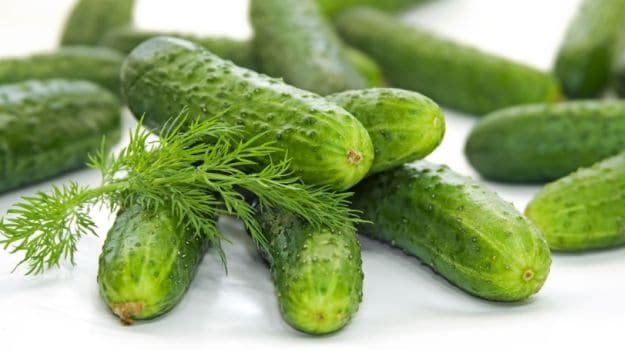 Cucumber Nutritional Value Chart