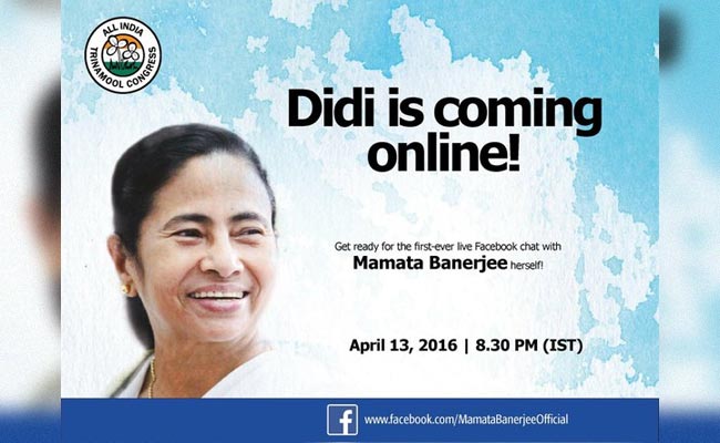 In Election Season, Mamata Banerjee To Chat Live On Facebook For First Time