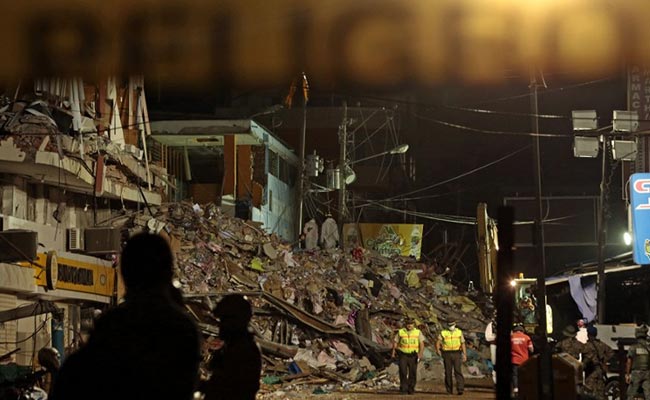 Ecuador Quake Death Count Rises To Nearly 650