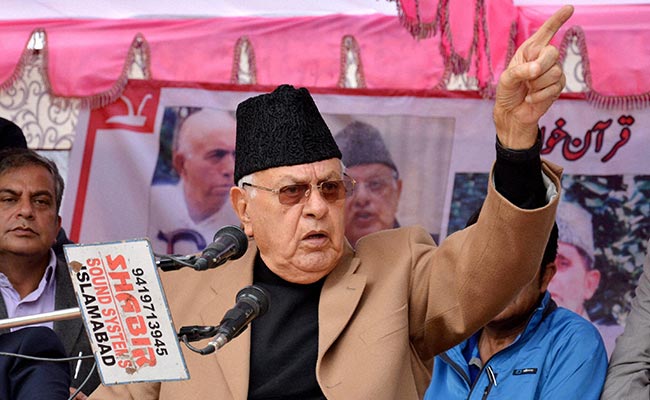 Farooq Abdullah Wants Line Of Control To Be Turned Into "Line Of Peace", Invites BJP Criticism