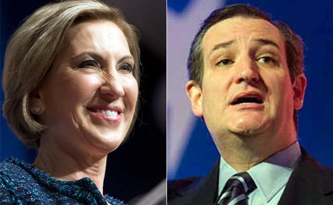 White House hopeful Ted Cruz Taps Carly Fiorina As Running Mate