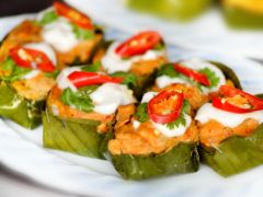 Steamed Fish In Banana Leaves Recipe - NDTV Food