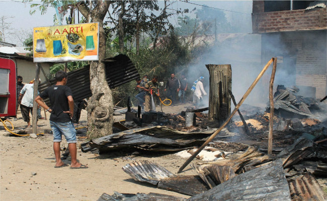 8 Injured, 9 Houses Set On Fire In Mob Violence In Imphal