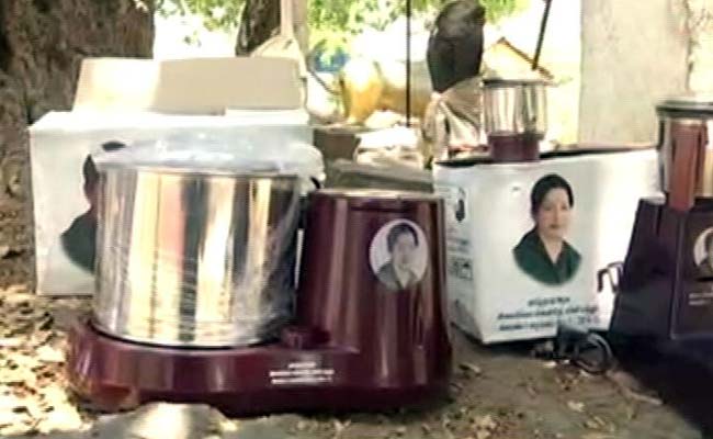 Almost Every Jayalalithaa Freebie, Including A Goat, Under One Tree