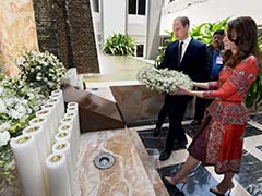 Britain's Royal Couple Arrive In Mumbai, Pay Tributes To 26/11 Victims