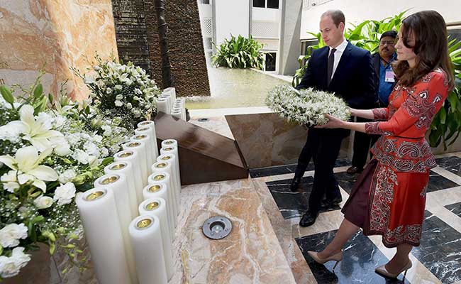 Britain's Royal Couple Arrive In Mumbai, Pay Tributes To 26/11 Victims