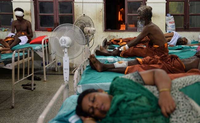 From Those Burnt By Kollam Fire, Flares Support For Fireworks