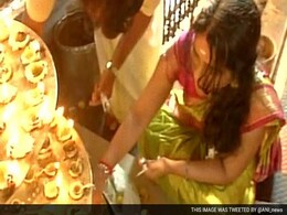Kerala Celebrates 'Vishu', Temples Are Crowded Kerala Celebrates 'Vishu', Temples Are Crowded