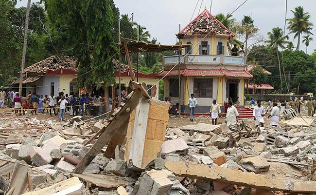 Kollam Temple Fire: Government Sends Team To Probe Storage Of Firecrackers