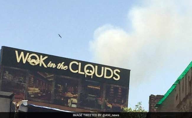 Fire Breaks Out In Khan Market In Delhi