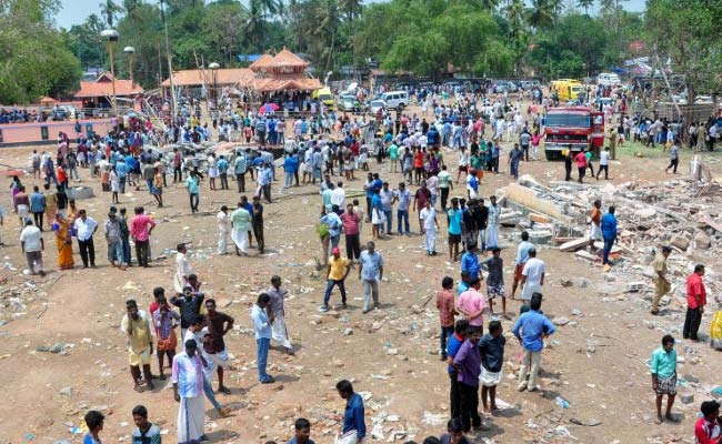 National Human Rights Commission Notice To Kerala Over Temple Fire Tragedy