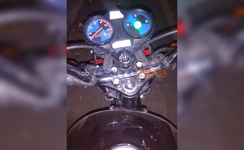 mahindra 155cc bike instrument console spied 827x510