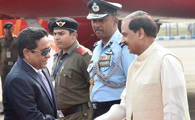 Maldives President Arrives In India, To Hold Talks With PM Modi Tomorrow
