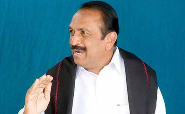 MDMK Chief Vaiko Says He Is Firm On His Decision To Not Contest Polls
