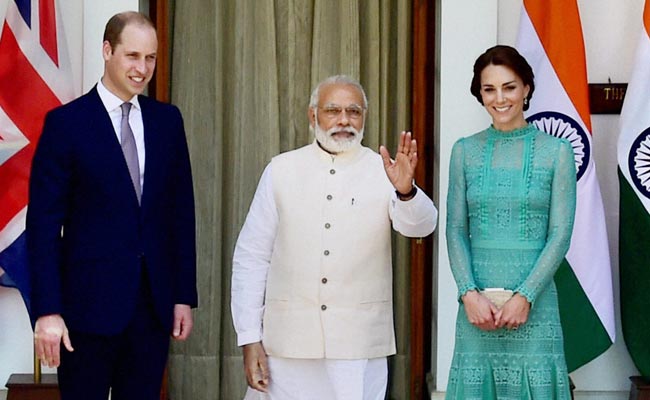 PM Modi Hosts Prince William And Kate For Lunch