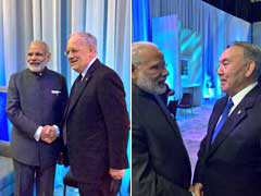 PM Narendra Modi Meets Presidents Of Kazakhstan And Switzerland