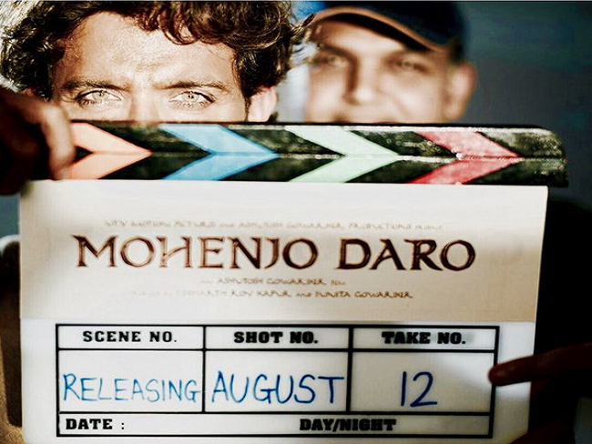 ऋतिक रोशन की फिल्म 'मोहनजोदड़ो' की शूटिंग खत्म, 12 अगस्त को होगी रिलीज
