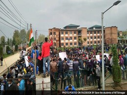 'We Want Our Tricolour Back,' Students To Central Team At NIT Srinagar 'We Want Our Tricolour Back,' Students To Central Team At NIT Srinagar