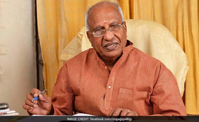 BJP Pins Hope On O Rajagopal Again In Kerala Assembly Elections