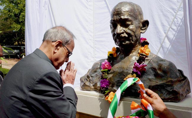 Mahatma Gandhi's Message Still Relevant In Today's World: Pranab Mukherjee