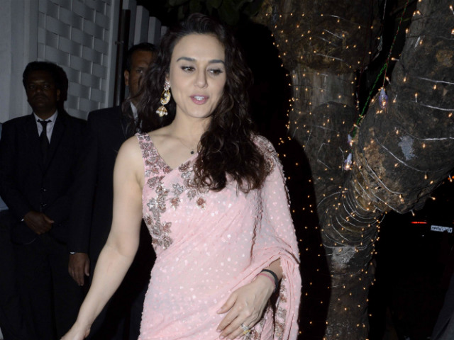 Preity Zinta Wears Manish Malhotra For IPL Opening Ceremony