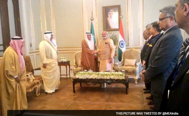 Saudi Arabia's Foreign Minister Abdel Al Jubeir Meets PM Narendra Modi