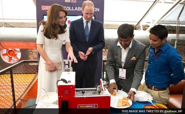 William Makes Dosa In Mumbai, But Kate Refuses A Bite