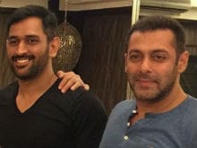 When Mahendra Singh Dhoni Met Salman Khan at His Bandra Home