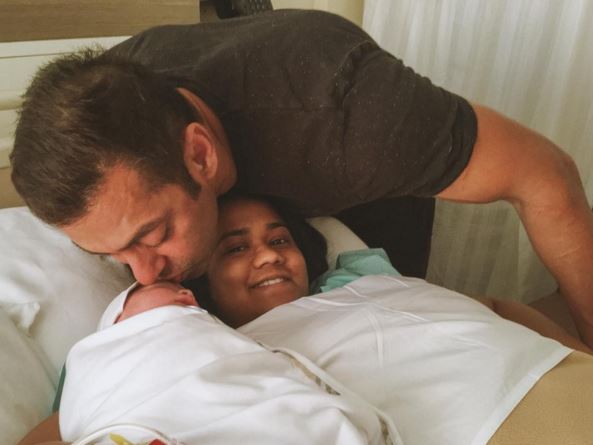 This Pic of Salman Khan With Sister Arpita's Baby Boy Ahil is Super Cute