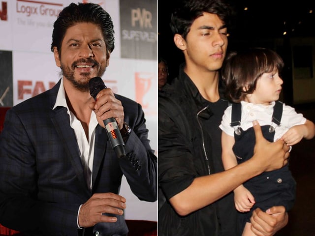 Shah Rukh Khans Choice For His Biopic Are Sons Aryan Abram 