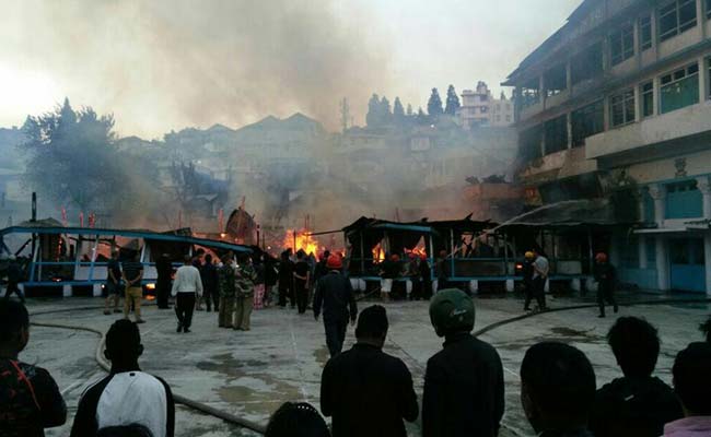 57-Year-Old School Destroyed By Fire In Shillong
