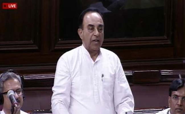 'Diabolical, Twisted, Obsessed': Congress On Subramanian Swamy In Parliament