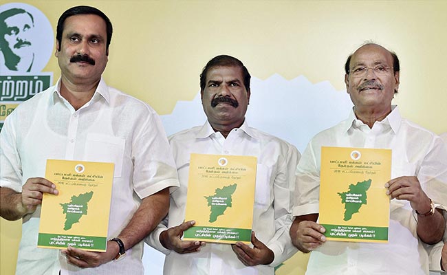 Joining Prohibition Party, PMK Goes Solo In Tamil Nadu Elections