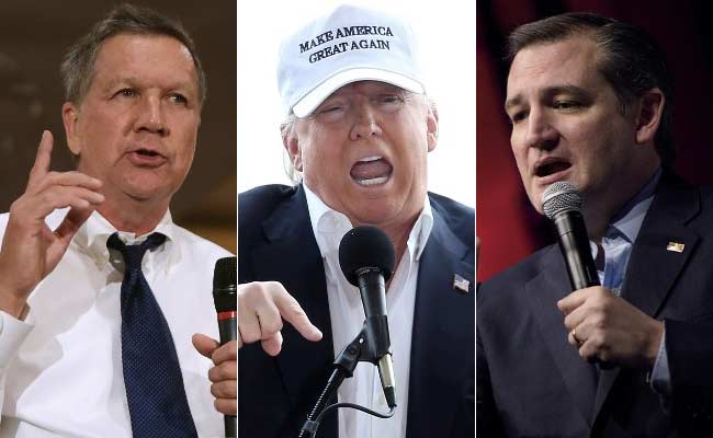 Republicans Ted Cruz, John Kasich Join Hands To 'Stop-Trump', He Calls It 'Desperation'