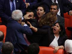 Brawls In Turkish Parliament Delay Legislation On Migrant Deal