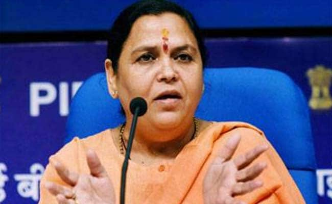 BJP's Uma Bharti Says She Will Not Contest Elections In Future