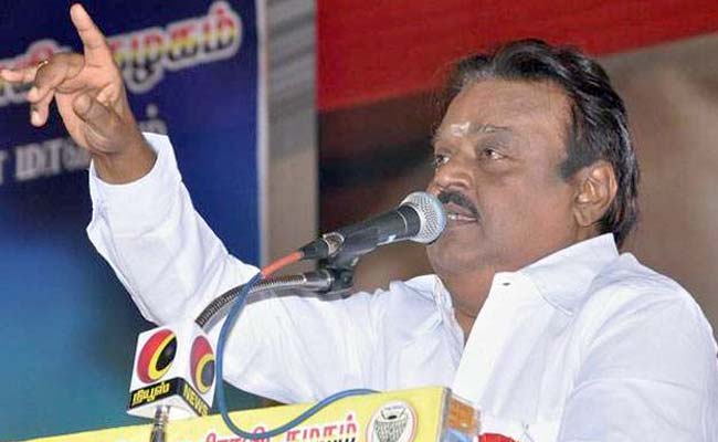 Vijayakanth Slams Karunanidhi For Aspiring To Be Chief Minister At 92