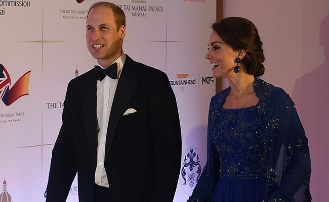 Kate Middleton Picks Royal Blue Gown With Desi Twist For Bollywood Gala