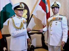 Admiral Sunil Lanba Takes Over As Chief Of Naval Staff