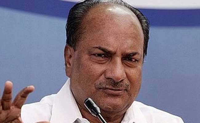 Former Defence Minister AK Antony Hospitalised After Suffering 'Minor' Haemorrhage